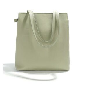 CO-LAB - NWT - Vegan Leather - ERA Tote Bag - Sage / Light Green